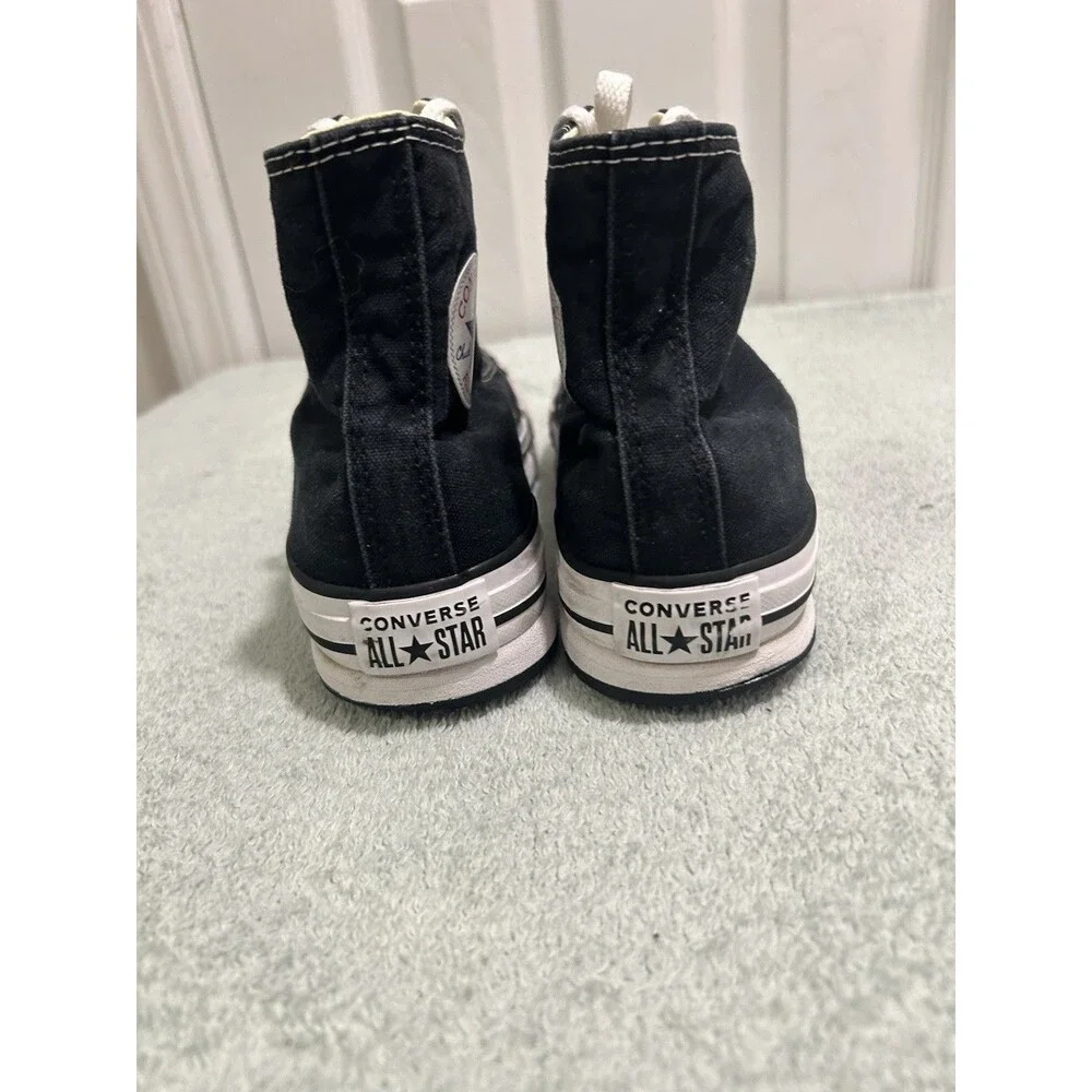 Converse Chuck Taylor All Star High Top Black Youth Size 5 Canvas Sneakers
